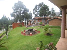 Rancho Escondido Casa Goyri, semesterpark i Tlaxco de Morelos
