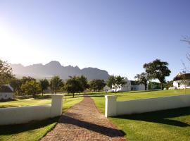Webersburg, hotel near Ernie Els Wines, Stellenbosch