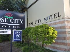 Rose City Motel, hotel spa a Palmerston North