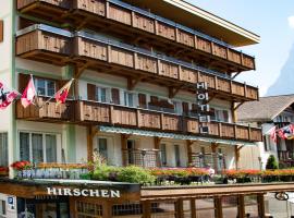 Hotel Hirschen - Grindelwald, hotell sihtkohas Grindelwald