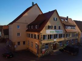 Gästepension zum Stern, hotel dengan parking di Bühlertann