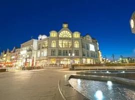 Strandschloss Binz - Penthouse "Royal Beach" mit Sauna, Kamin, Terrasse, Meerblick