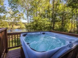 Fish Trap cabin on the Shenandoah River