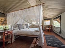 Pungwe Safari Camp, lodge i Manyeleti Game Reserve