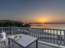 Milos Waves Luxury Apartments, hotell i Pollonia