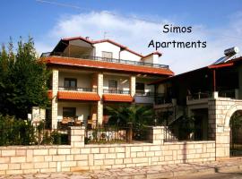 Simos Apartments, beach rental in Korinos
