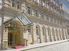 Hotel Kaiserhof Wien, hotel Bécsben