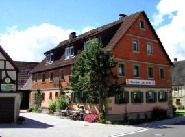 Gasthaus Zur Krone, hotel with parking in Windelsbach