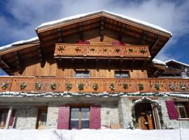 Chalet Le Tredard, fjallaskáli í Feissons-sur-Salins