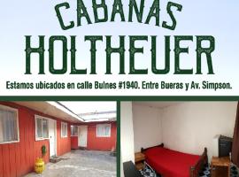 Cabañas Holtheuer, villa em Valdivia