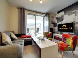 Eleganckie Apartamenty Sun Seasons 24 w Świeradowie Zdroju z Widokiem na Góry by Noclegi Renters