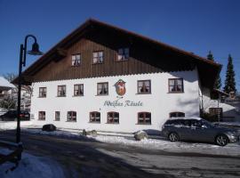 Landhotel Zahn's Weißes Rössle - ruhig schlafen- gut frühstücken - lecker essen, hotel i Dietmannsried