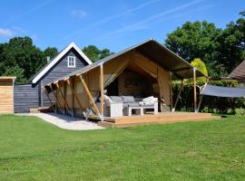 Safaritent, luxe tent in Oostvoorne