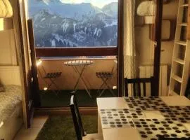 Superbe appart 4/5p balcon plein sud, vue exceptionnelle, retour ski aux pieds