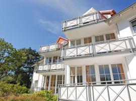 Villa Vilmblick - Wohnung 07 mit Terrasse und Boddenblick，勞特爾巴赫的飯店