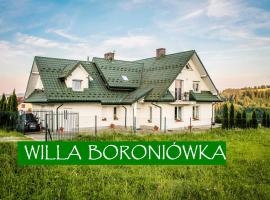 Falsztyn에 위치한 호텔 WILLA BORONIÓWKA Falsztyn nad Jeziorem Czorsztyńskim