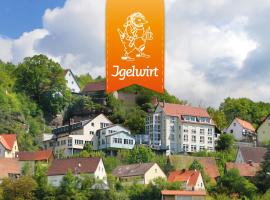 Viesnīca ar autostāvvietu Berggasthof Hotel Igelwirt pilsētā Schnaittach