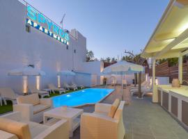 Spyros Apartments with Pool, vakantiewoning aan het strand in Kalamaki