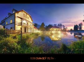 Borovansky mlyn, parkolóval rendelkező hotel Borovanyban