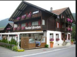 Gasthof Hirschen, hotel near Wirihornbahn 6p Chairlift, Oey