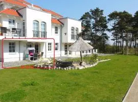 3 Zimmer Ferienwohnung Haus Meeresblick mit Meerblick A005 mit Südterrasse und Strandkorb