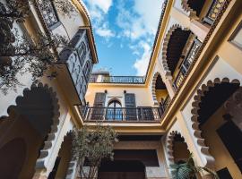 Dizaina viesnīca Ambre Epices Medina Riad Marakešā