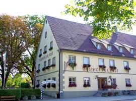 Hotel Gasthof zur Post, ξενώνας σε Wolfegg