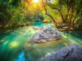 Verdon, La Cigale se prélasse aux Lacs du Verdon et dans le jacuzzi, hotel in Régusse