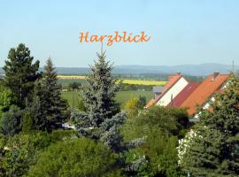 Ferienhaus "Harzblick", hotell i nærheten av Sea Land baths i Halberstadt