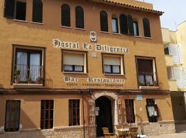 Hostal Restaurante La Diligencia, guest house in Cunit