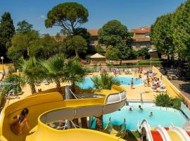 Mobilhome Climatisé 3CH 6P dans Parc des 7 Fonts, hotel in Agde