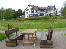 Hotel Waldesruh, hotelli kohteessa Lengefeld lähellä maamerkkiä Saidenbach-järvi