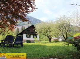 Haus Seeruhe - direkt am Grundlsee, vakantiewoning aan het strand in Grundlsee