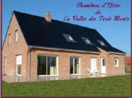 La Vallée des Trois Monts, bed & breakfast a Saint-Sylvestre-Cappel