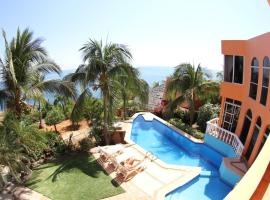 Hotel Villa Tropical, hotel com piscinas em Caleta de Campos