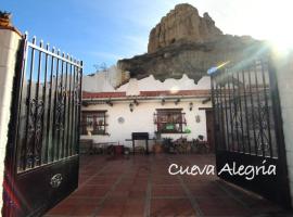 cueva alegria, maalaistalo kohteessa Guadix