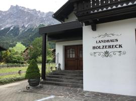 Landhaus Holzereck, casa di campagna a Ehrwald