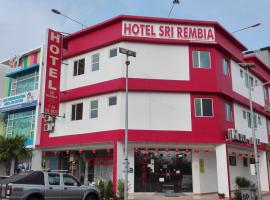 Hotel Sri Rembia，馬六甲的有停車位的飯店