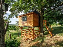 Dióliget - Zöld Fészek Lombház, hotel a Lovasberény