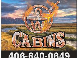 9 Bar W Cabins, romantiline hotell sihtkohas West Yellowstone