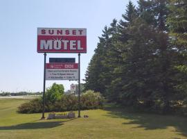 Sunset motel, motel v mestu Portage La Prairie