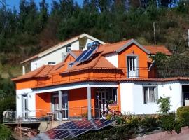 Top view, villa in Ponta do Sol