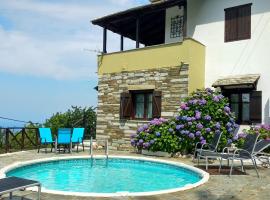 TESSERA Tsagarada Villa with a Private Pool，桑加拉達的飯店
