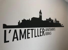 Apartaments L`Ametller, помешкання з кухнею у місті Сервера