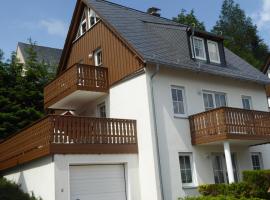 Haus am Berg - großes Haus mit Sauna für bis zu 10 Personen unweit vom Skihang, majake sihtkohas Kurort Oberwiesenthal
