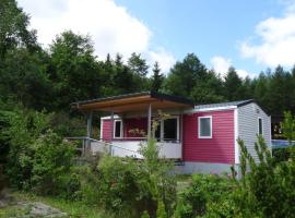 Camping Harfenmühle - Mobilheim, family hotel in Mörschied