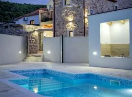 Villa Ploča on Hvar with a private heated pool