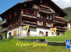 Alpen-Sonne, hotell nära Luftseilbahn St. Niklaus - Jungu, Sankt Niklaus