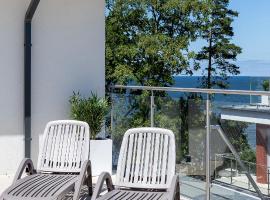 Apartament Klifowa z widokiem na morze i basenem