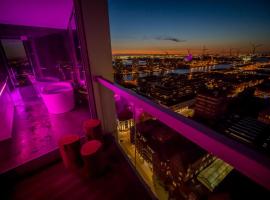 Exclusieve privé wellness penthouse SkyNooz, hotel en Amberes